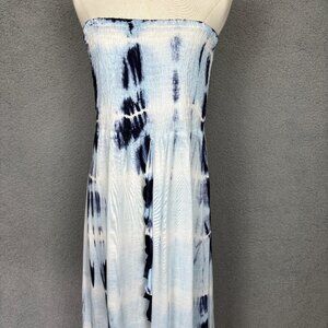 Raviya Women's Strapless Dress Swim Cover-up Large Multicolor New With Tag's.